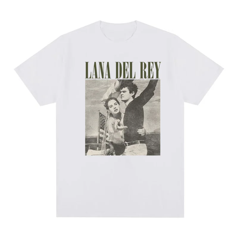 Lana Del Rey Ldr voile Tan T-Shirt Vintage chemise été unisexe T-Shirt Harajuku décontracté femmes T-Shirt