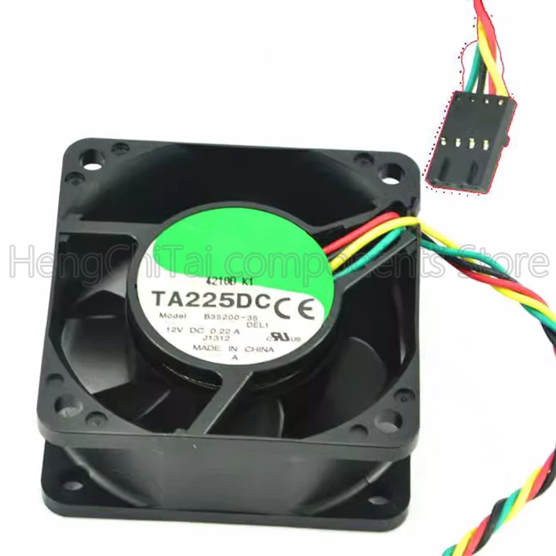 Оригинал, 100% рабочий телефон, 12 В, а, охлаждающий вентилятор B35200-35 12V 0.22A
