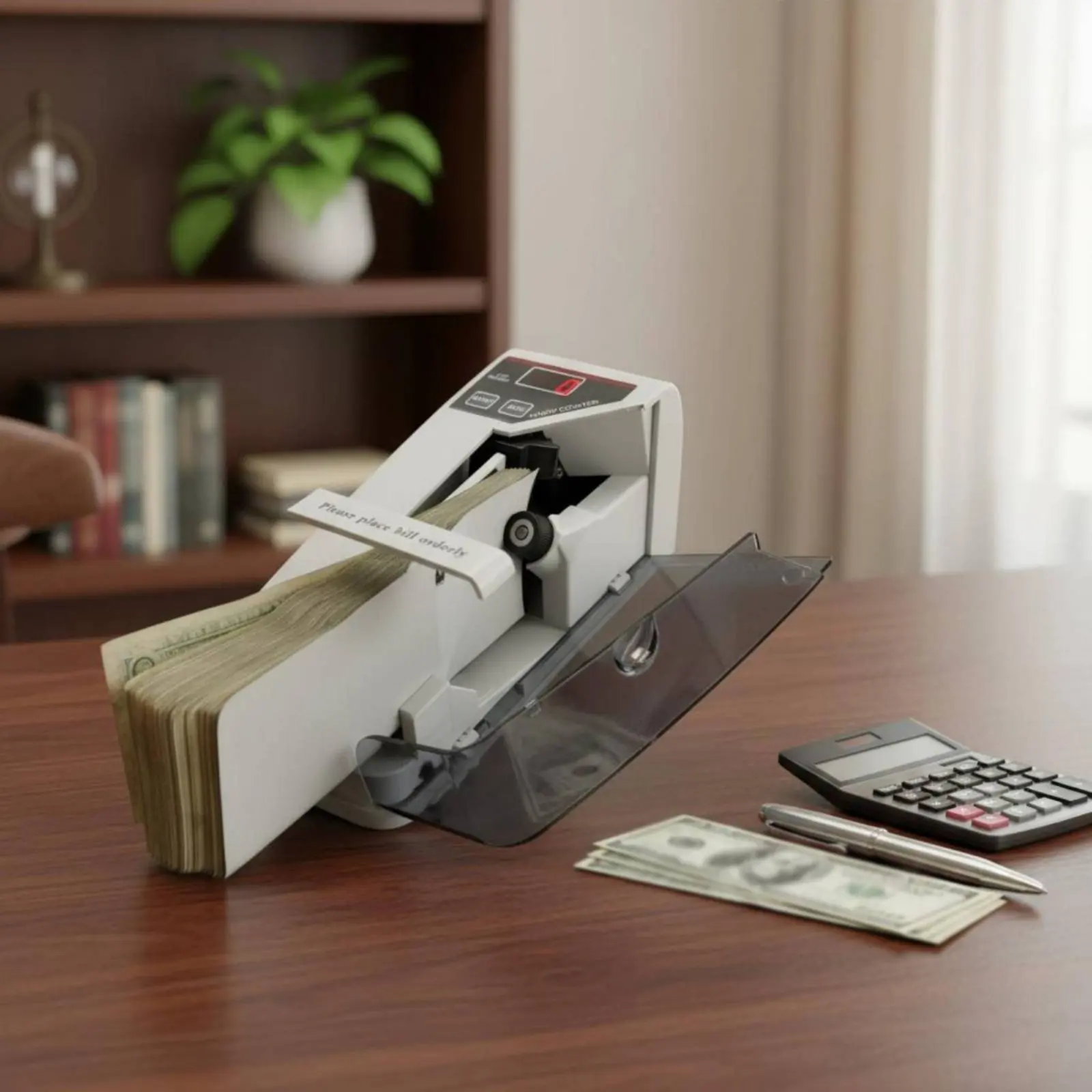 Image 7: Compteur de billets compact et portable, machine à compter les billets de banque, machine à compter les devises multi-monnaies pour les caissiers