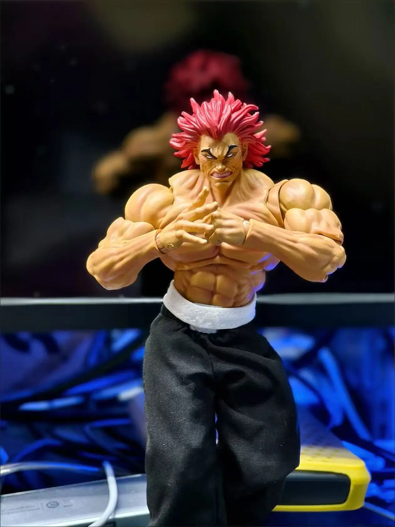 Anime St Baki Hanma Son Of Ogre Hanma Yuujiro Figurine Ko Fighting Action Figure Yujiro Model Collection Toys Boys Birthday Gift