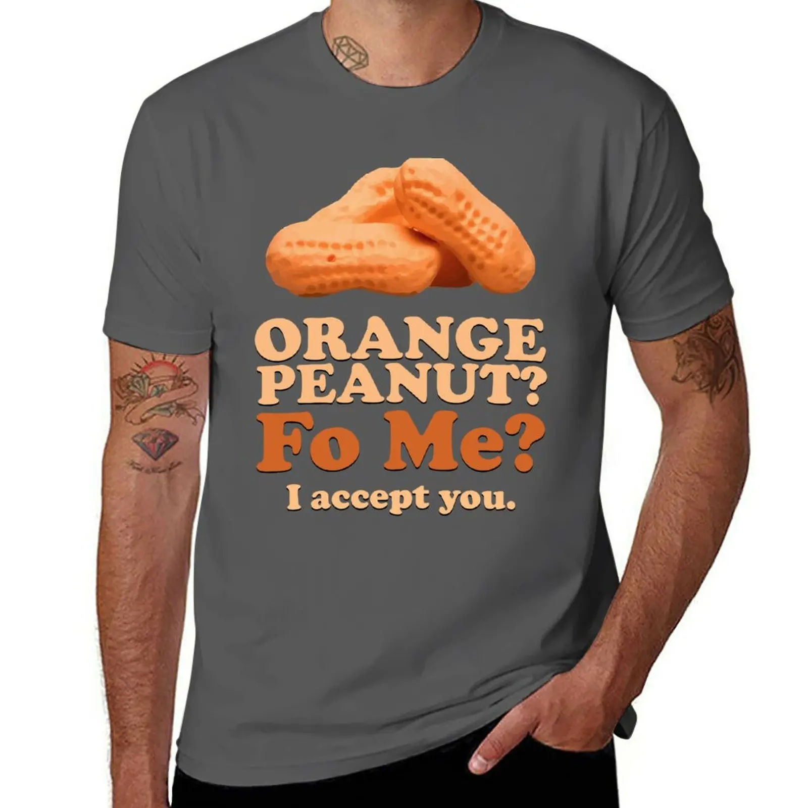 New Orange Peanut, I accept You. | Unisex T-Shirt T-shirt for a boy Short t-shirt vintage t shirt t shirts for men