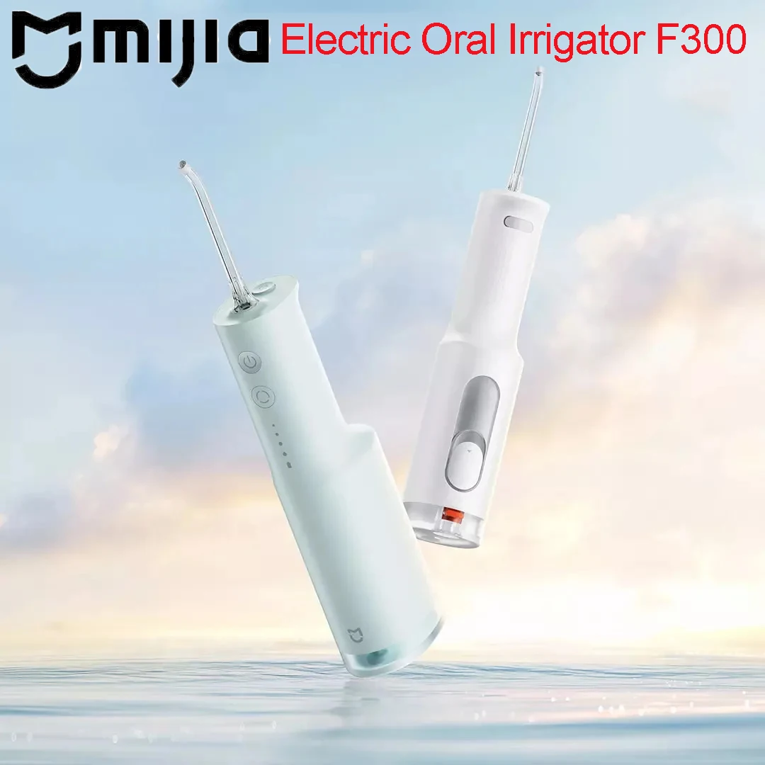 

Mijia Electric Oral Irrigator F300 Water Flosser 4-gear Mode High Frequency Pulse IPX7 Waterproof Tooth Cleaning Tools