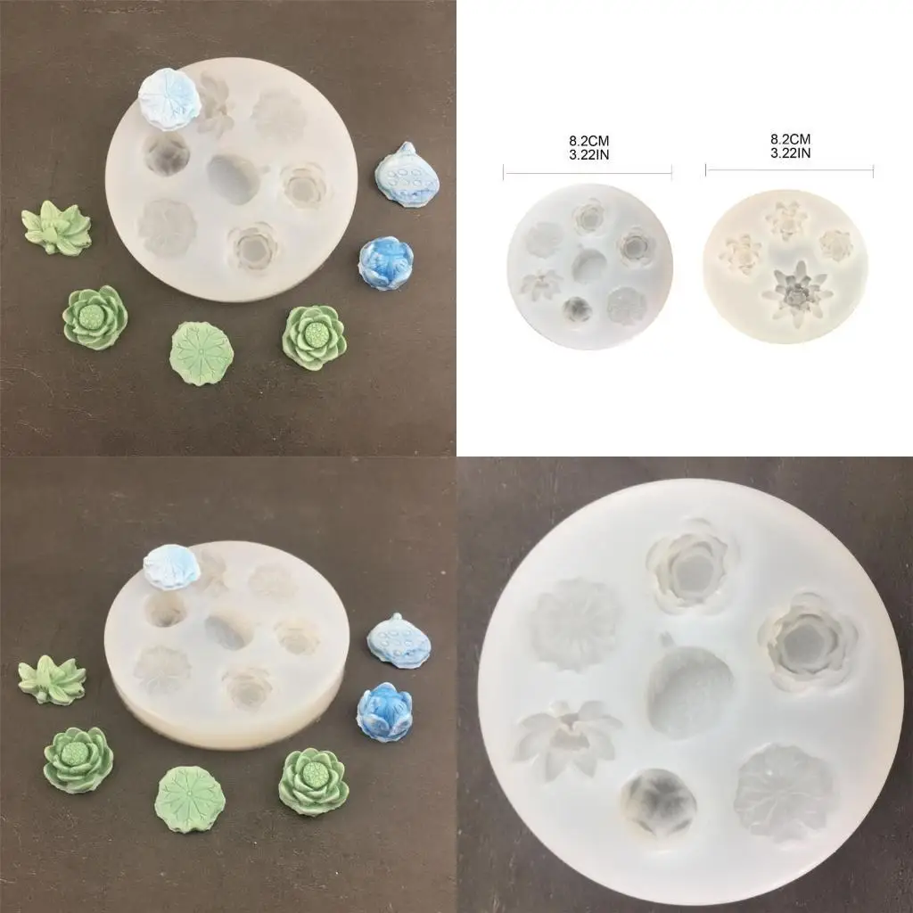 

E8BD Lotus Leaf Silicone Mold Fondant Cake Mould Chocolate Mould Cake Decorating Tools Kitchen Baking Accessories