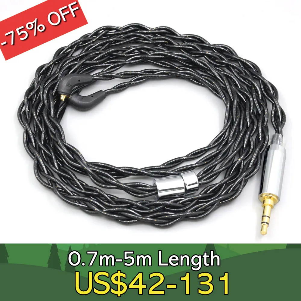 

99% Pure Silver Palladium Graphene Floating Gold Cable For Etymotic ER4SR ER4XR ER3XR ER3SE ER2XR ER2SE LN008321