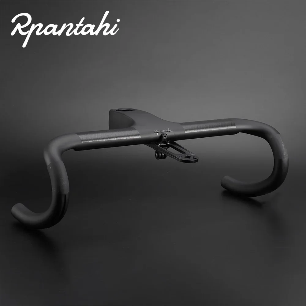 Rennrad Vollcarbon -10 ° Integrierter Cockpit OD2 Lenker Fahrrad-Bogenlenker Rennrad Interne Kabelführung Versteckter Lenker – Detail 10
