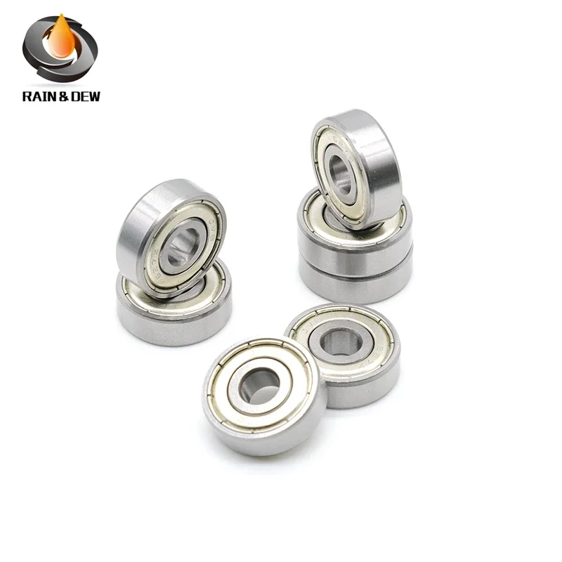 10Pcs 627 627ZZ 627RS 627-2Z 627Z 627-2RS High Quality Deep Groove Ball Bearings 7X22X7mm