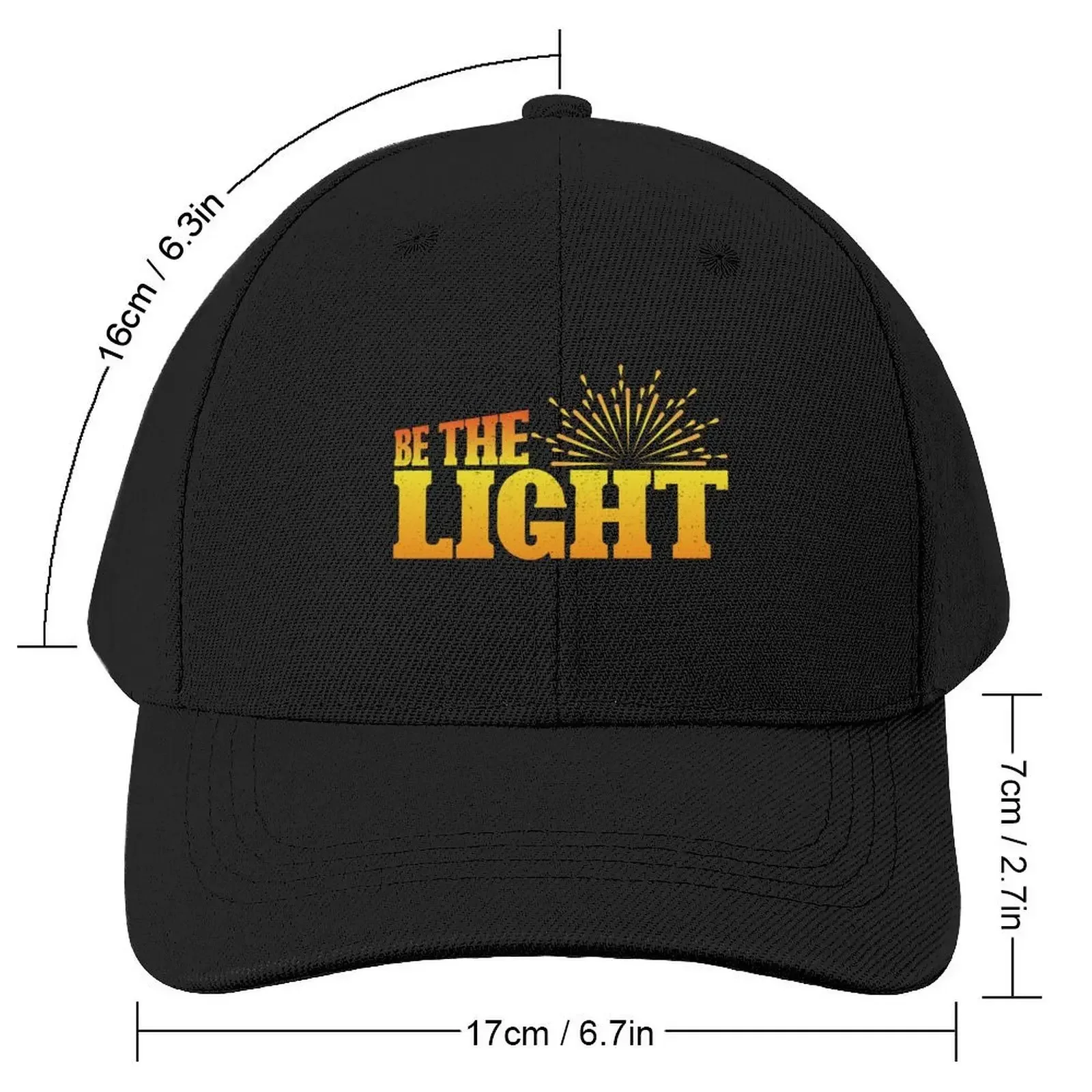 Be the Light| Bible Verses Baseball Cap Snap Back Hat Vintage Hat Luxury Brand Sun Hats For Women Men's