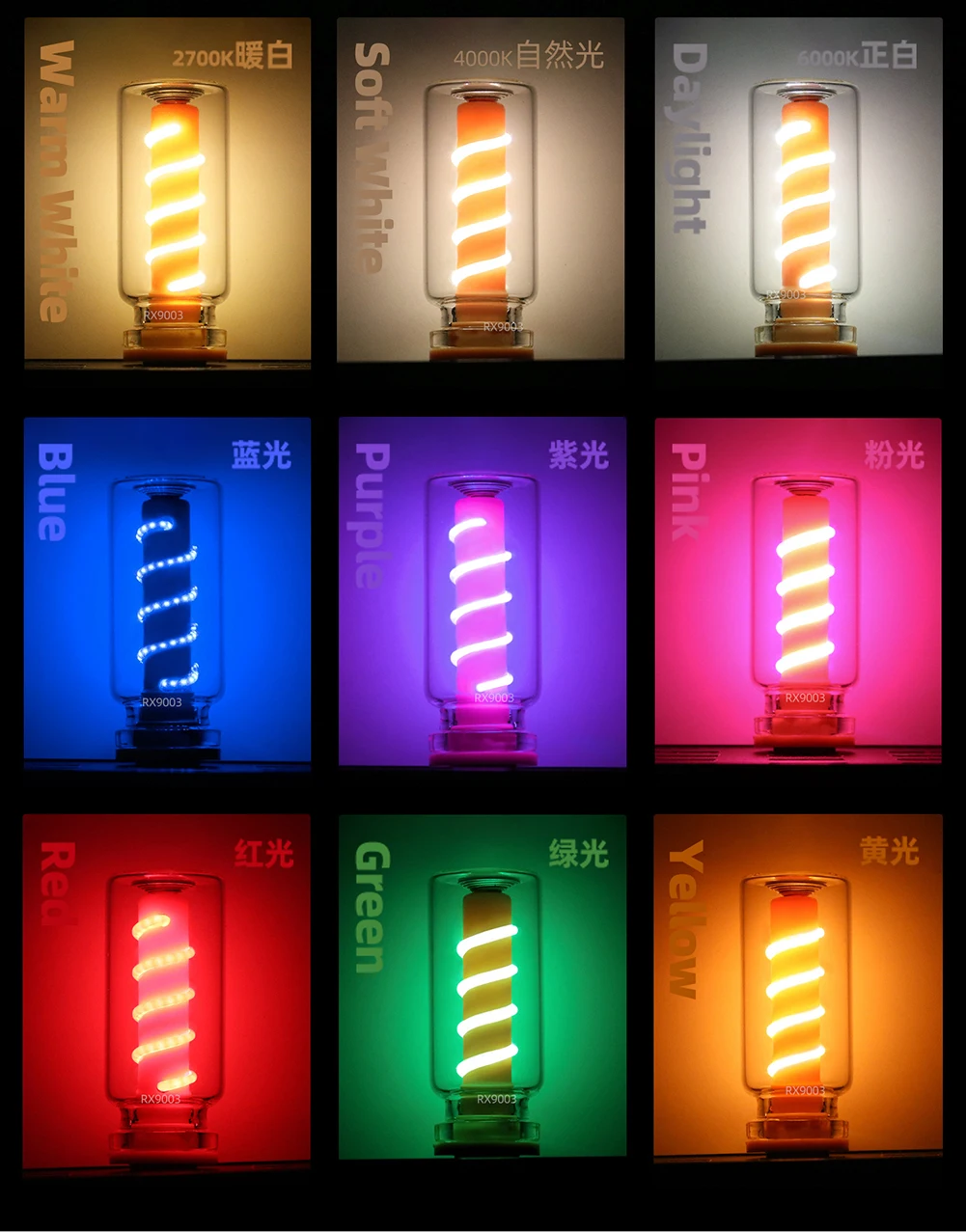 Für die tägliche Beleuchtung Glühbirne Atmosphäre Lampe LED Spirale Filament Licht handgemachte DIY Camping Licht LED flexible Retro USB Glühbirne