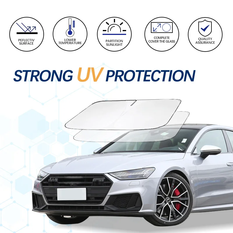 

Car Windshield Sun Shade For Audi S7 Series Sunshade Summer Visor Protector Foldable Blocks UV Rays Protection Accessories