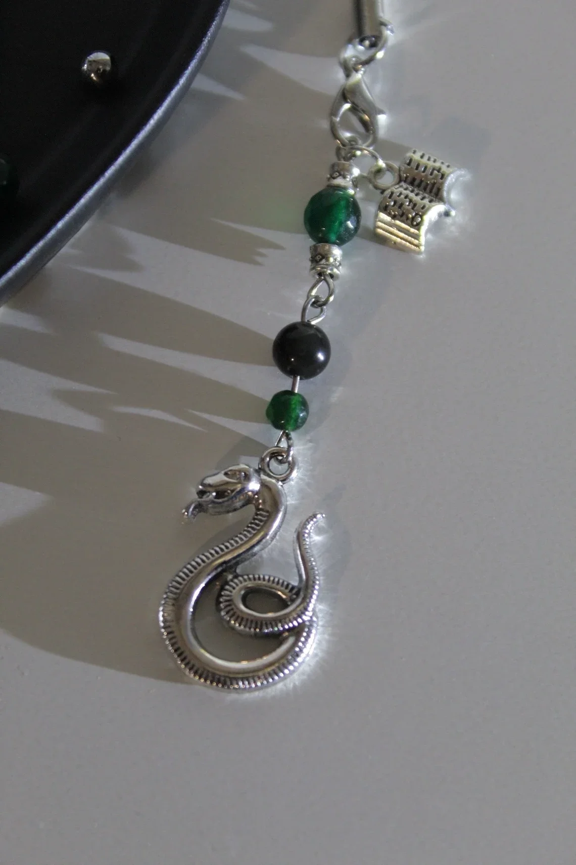 Slytherin Phone Charm Handmade