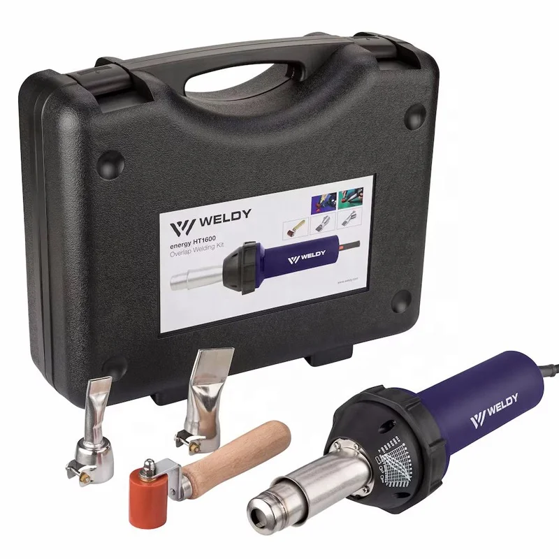 

Hot-Air Hand Tool Weldy Brand Energy HT1600 Overlap Welding Kit 230V EU Plug Industry Grade Heat Gun