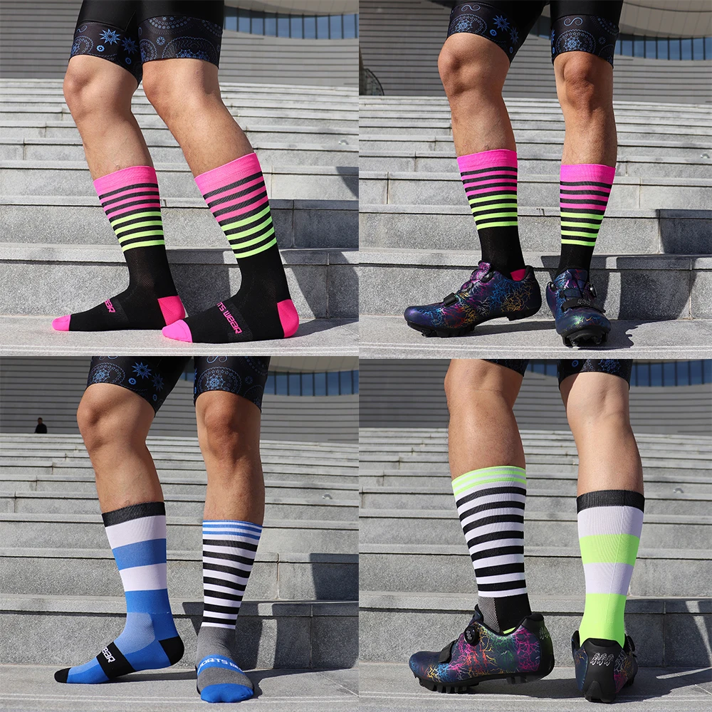 Cycling TIMUBIKE Men Sport Socks Socks Unisex Outdoor Sports Socks Bike Footwear for Road Bike Socks Running Basketball