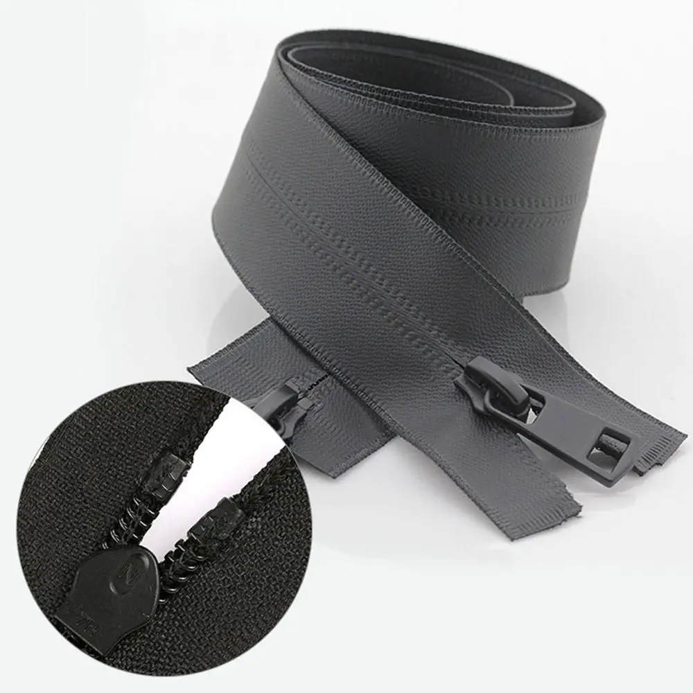 5# Open-end Double Slider Zip Waterproof Invisible Zipper DIY Sewing Jacket Coat