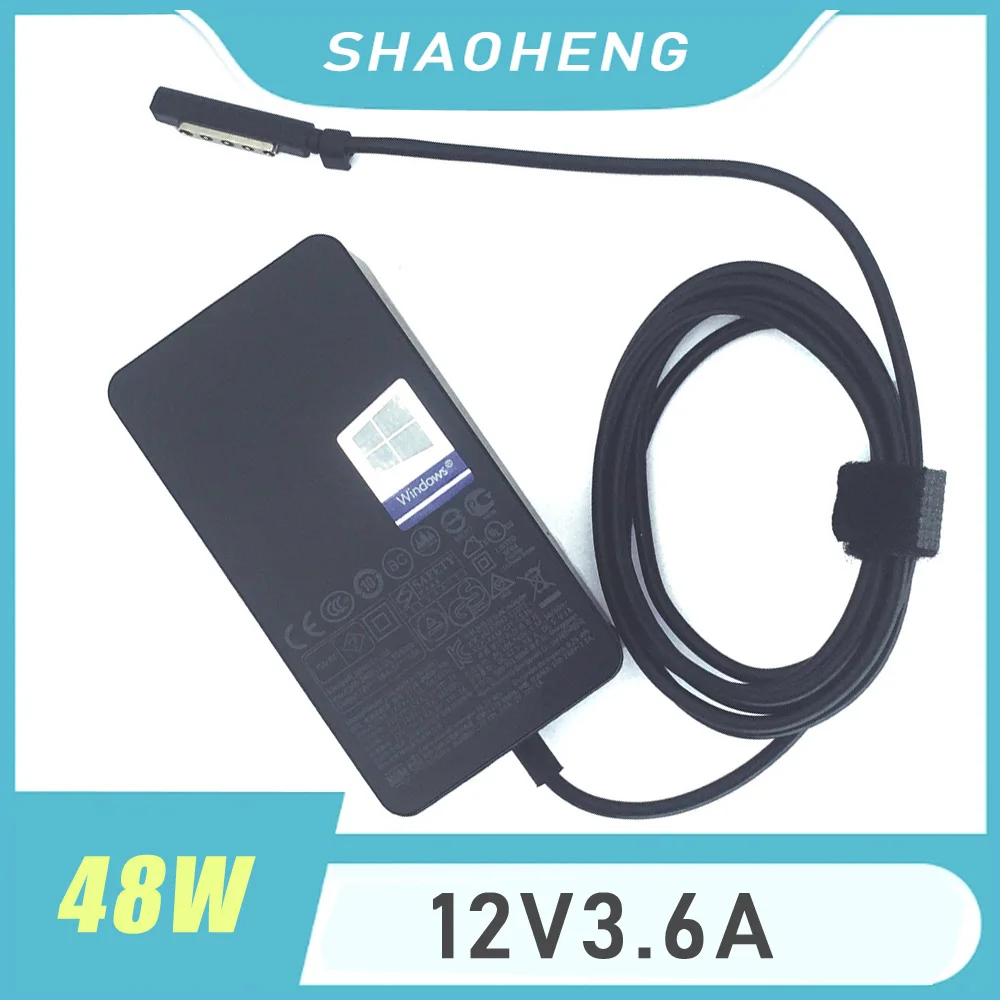 Cargador Original de 12V 3.6A 43W para Microsoft Surface RT, Pro 2 y 2 Tablet, 1512, 1516, 1536, Fuente de Alimentación