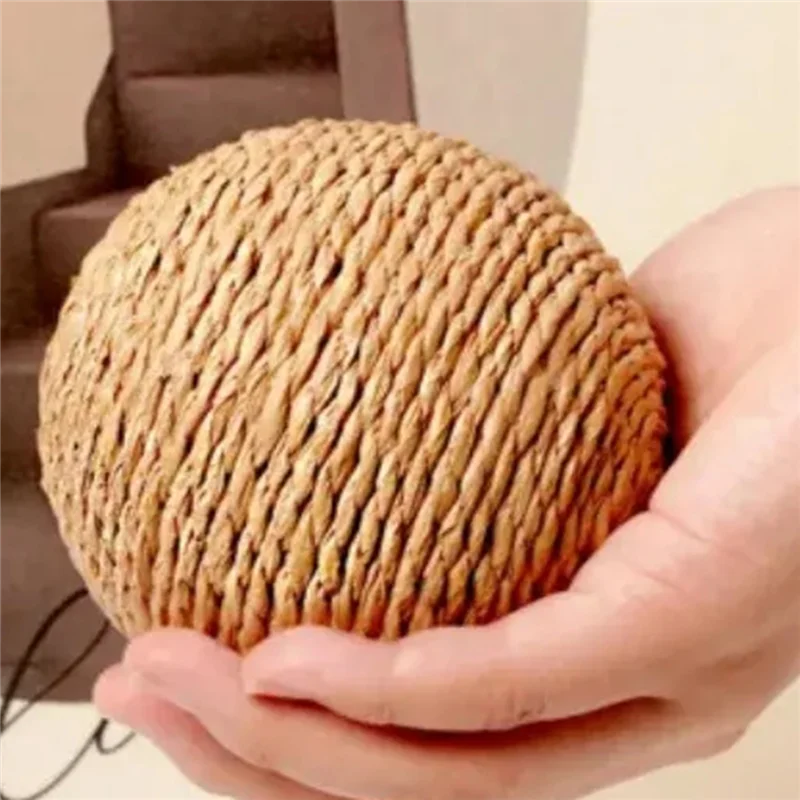 A93Z السبر التفاعلية السيزال القط خدش الكرة 10 سنتيمتر ل هريرة تنظيف الأسنان مكافحة لدغة مستلزمات الحيوانات الأليفة #2