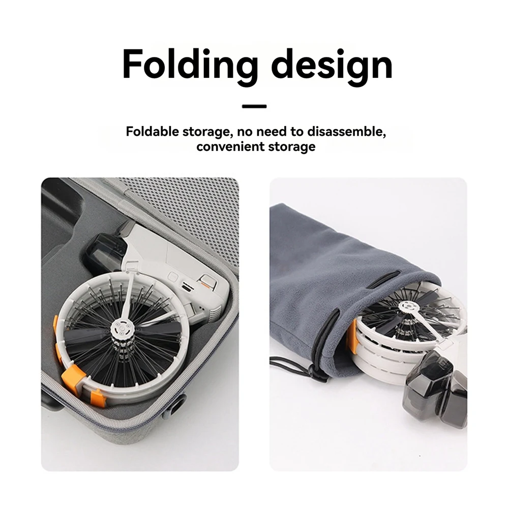 Folding Height Enhancement Kickstand for Flip Drone Anti-Scratch and Anti-Friction Landing Protection Bracket Orange