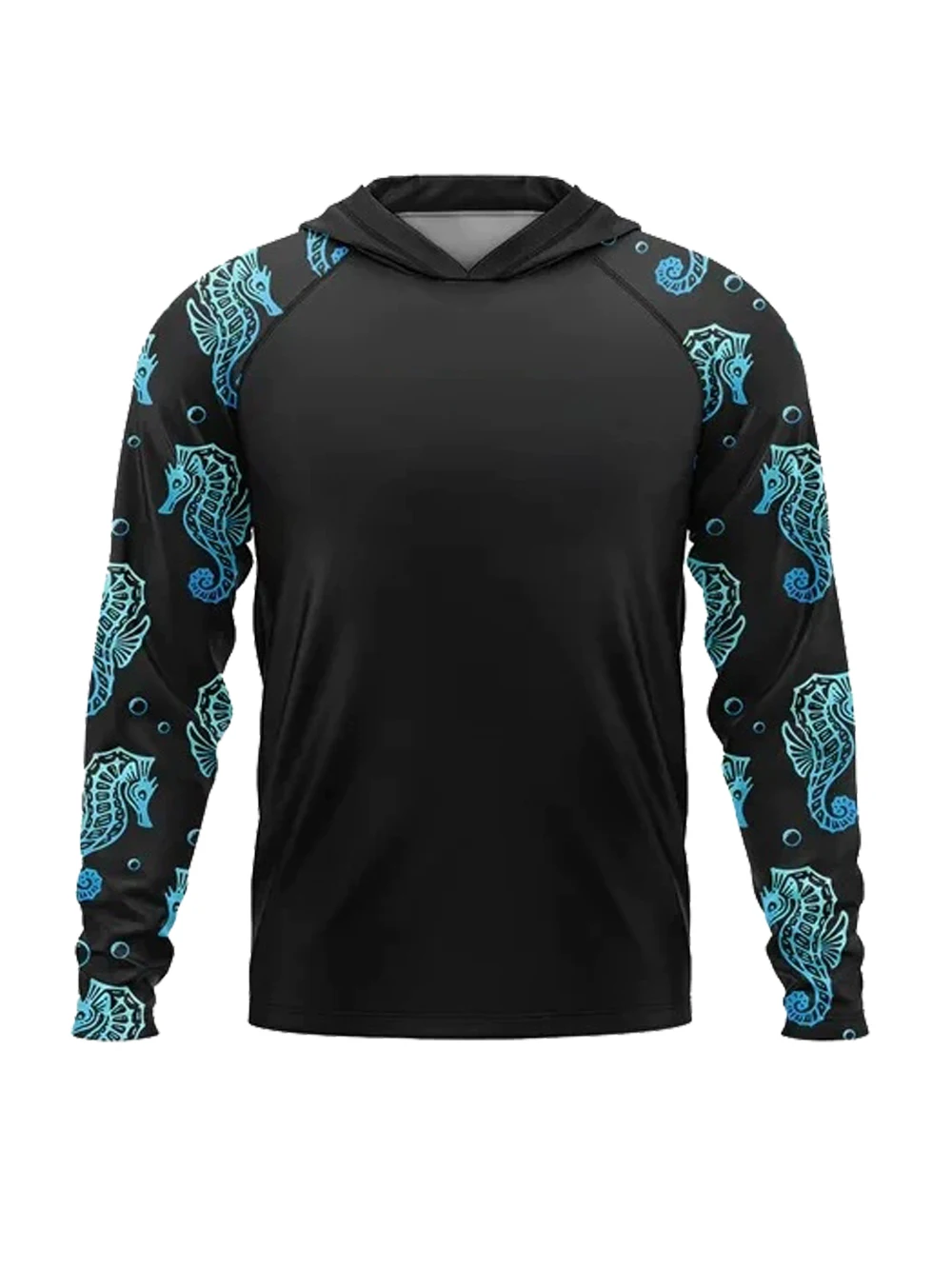 

Fishing Apparel Summer Outdoor Men Long Sleeve T Shirt Fish Shirt Sun Protection Breathable Hooded Angling Clothing