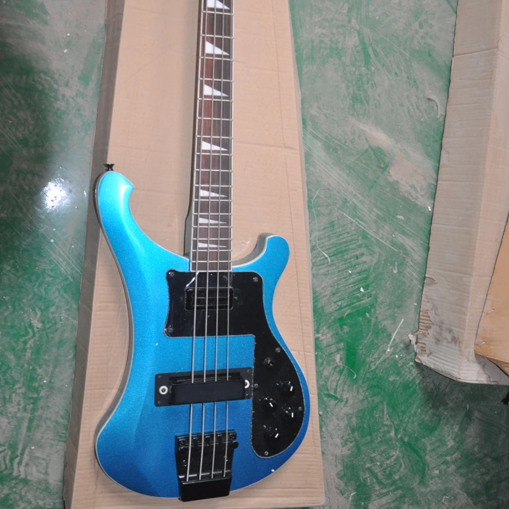 

Электробас-гитара Metal Blue с 4 струнами и накладкой из палисандра