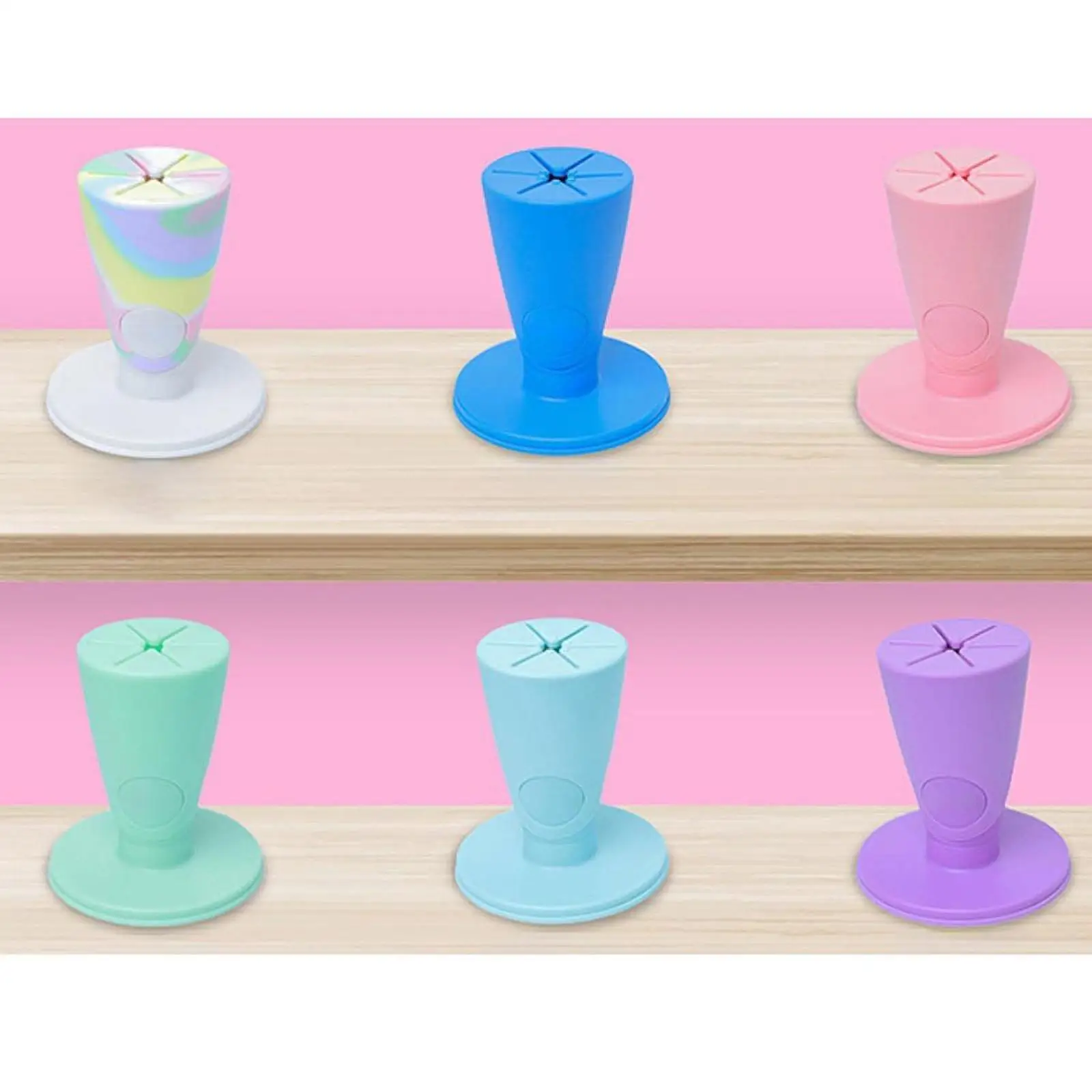 Silicone Nail Polish Holder Anti-spill Bottle Stand DIY Salon Manicure Nail Organizer Display Stand Nail Art Tools Accessories