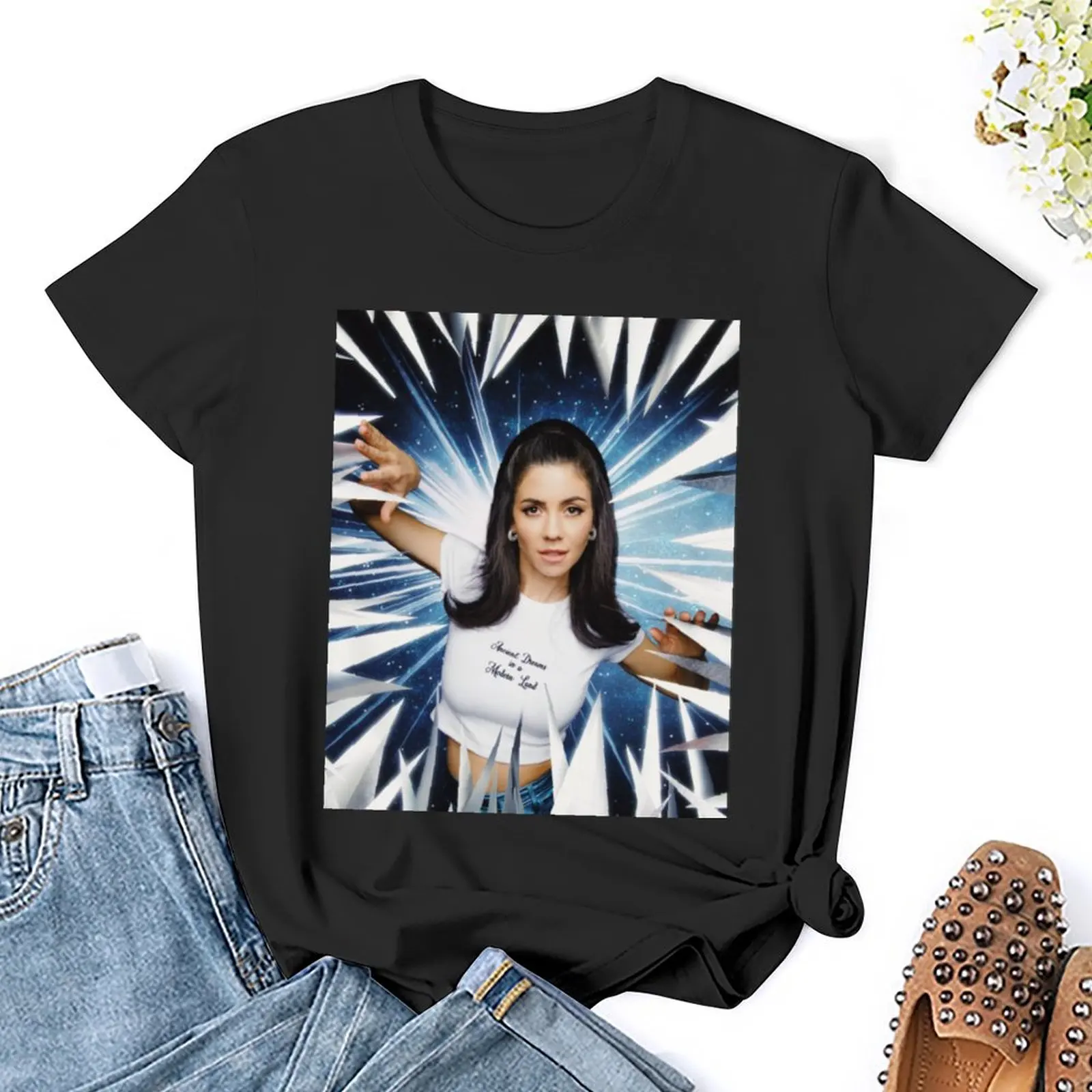 MARINA - Ancient Dreams In A Modern Land Single T-Shirt oversized shirts graphic tees funny female Woman fashion