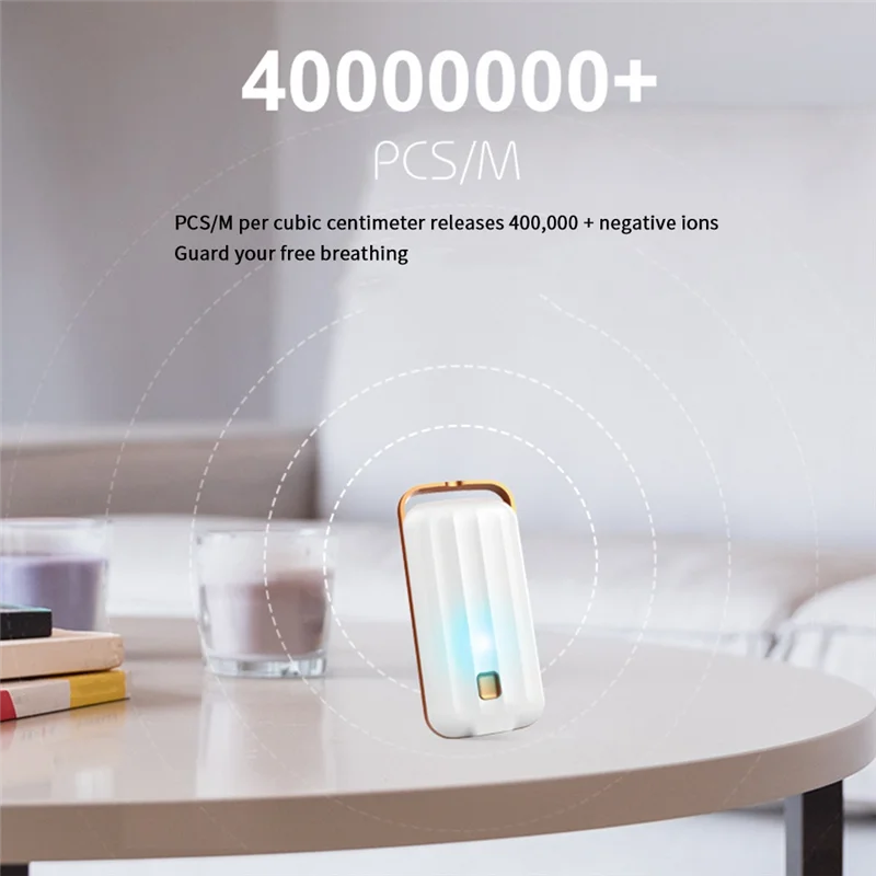 Mini Personal Air Purifier Portable Odor Eliminator Negative Air Purifier With Necklace Rechargeable