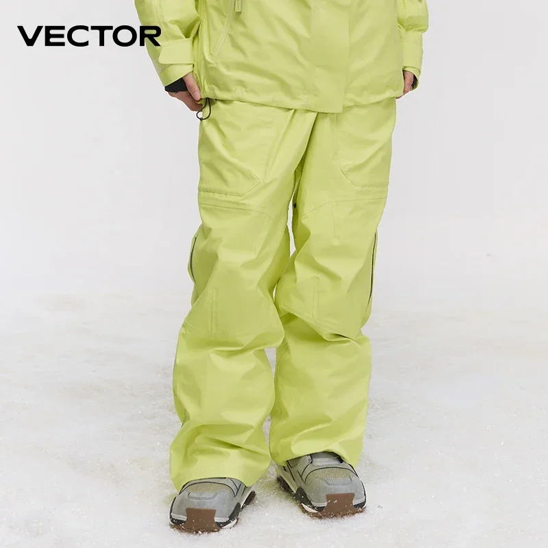 VECTOR Brand Winter Ski Pants Women Outdoor High Quality Windproof Waterproof Warm Snow Trousers Winter Ski Snowboarding Pants