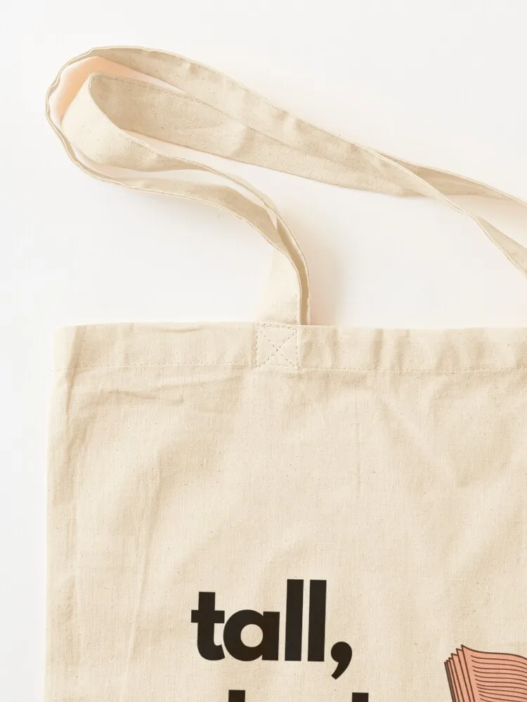 Tall Dark and Fictional Tote Bag Gift bags canvas bags reusable grocery bags ecological