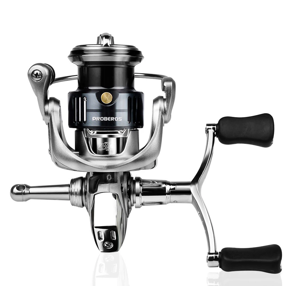 

Double Rocker Spinning Fishing Reel 7+1bb Long Range Ultra-smooth Fishing Reel For Freshwater Saltwater