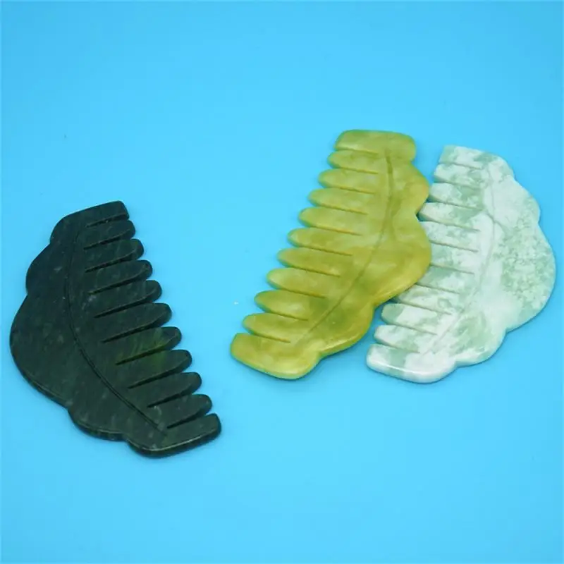 New Jade Meridian Ten-tooth Massage Comb Wide-Tooth Comb Head Massage GuaSha Wide Toothed Comb Hair Care Tool