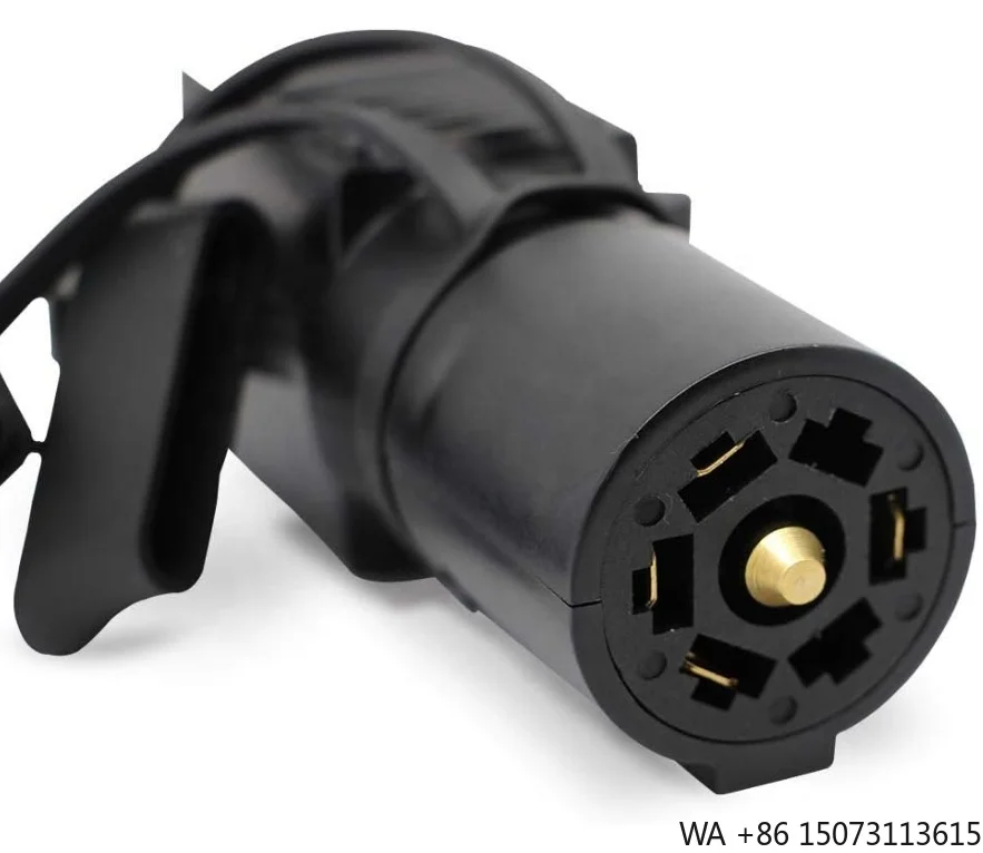 2 in 1 RV Heavy Duty 7 Pin to 5 & 4 Pin Trailer Adapter  7 Way Blade to 5 & 4 Way Flat Trailer Plug Adapter Waterproof