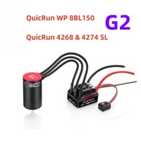 FATJAY Hobbywing Power System Combo QuicRun 150A G2 ESC Electronic Speed Controller Match 4274 4268 Brushless Motor for 1/8 Car