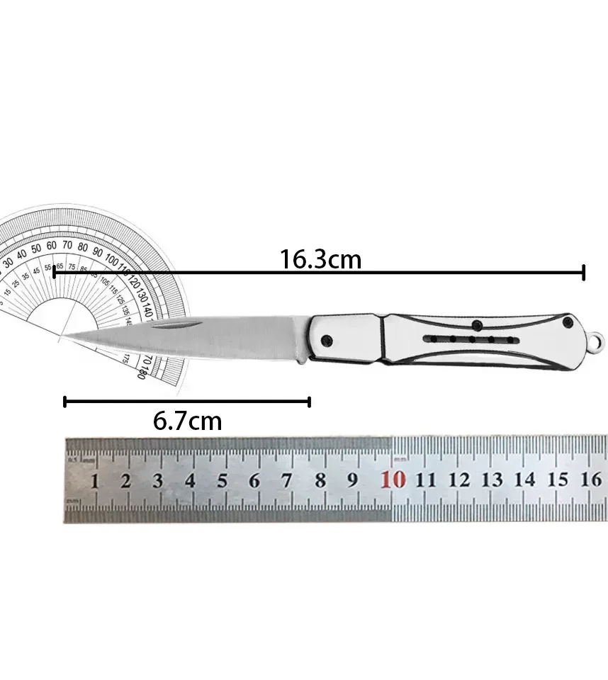 3CR13 Stainless Steel Sharp Blade Folding Knife Otdoor Camping Portable Pocket Knives Survival Hand Tools 12cm / 14cm / 16cm