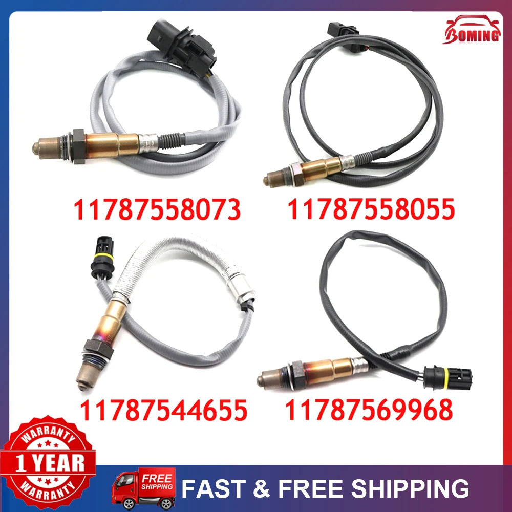 4PC Up&Downstream O2 Oxygen Sensor 11787558055 11787558087 11787545074 11787545075 Fits For BMW E82 E88 E89 E90 E92 Z4 135i 335i