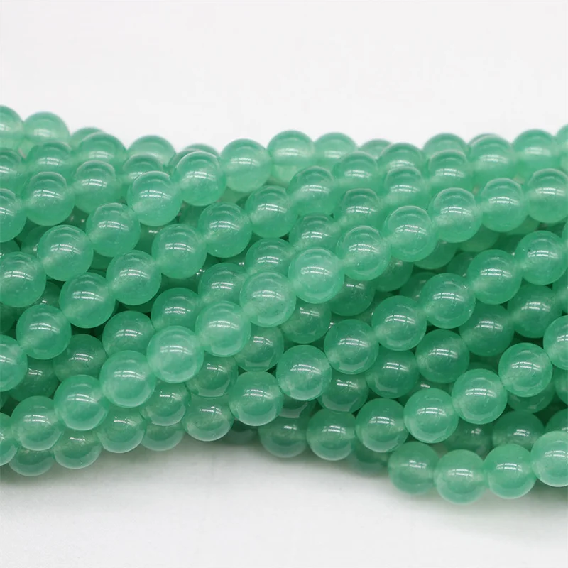 DIY Beads Accessories Cheap Natural Green Aventurine Bead Round Loose 15\