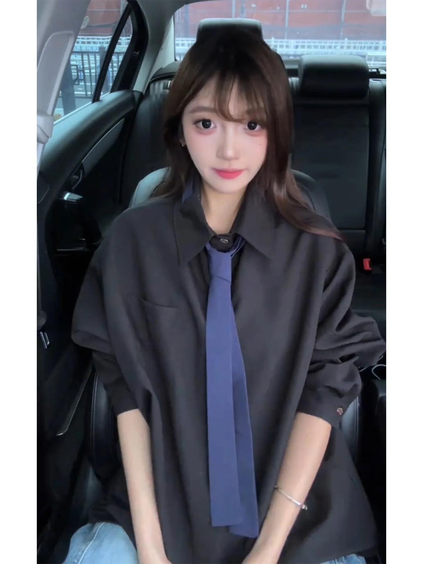 

Мужская весенняя рубашка Bla Textured Tie Long Sleeve Casual с длинным рукавом, свободного кроя, в американском стиле, с воротником CleanFit, стандартной длины