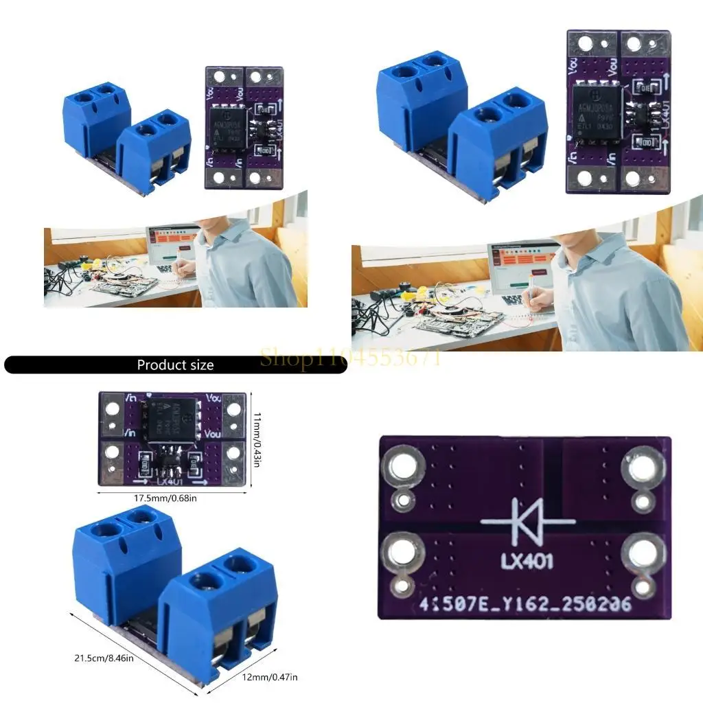 

Best Seller Advanced Analogs Rectification Technology LX401 Ideal Diode Stable 12V Output Wide Voltages Compatibility from 3V to