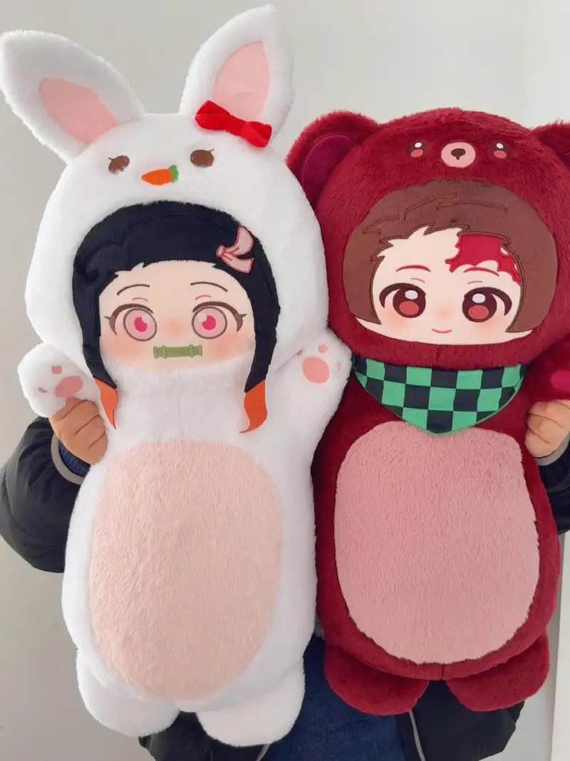 70cm Demon Slayer Plush Doll Toys Nezuko\Tokito Muichiro\Giyu Tomioka Long Body Hugging Plush Pillow Soft Anime Stuffed Animals