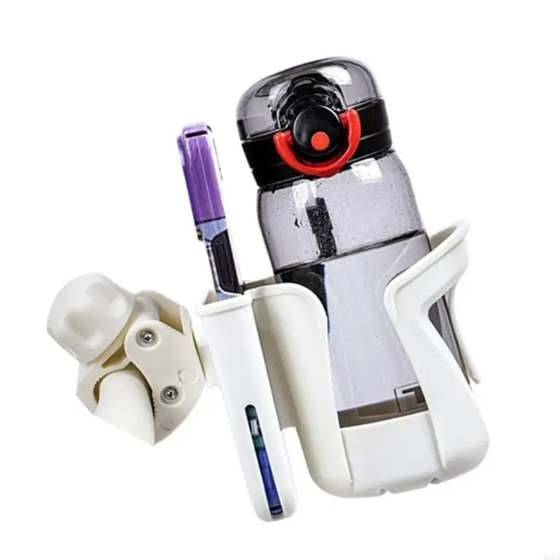 R66D عربة كأس حامل الهاتف يدفع باليدين شرب حامل عربة كوب الهاتف كليب البلاستيك