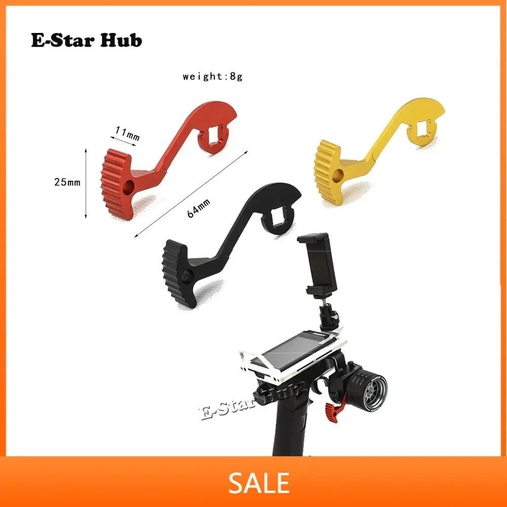 Metal Thumb Lever Transmitter Steering Wheel Trigger One-handed Control Adapter for Flysky Noble NB4 Lite PRO Upgrade Parts