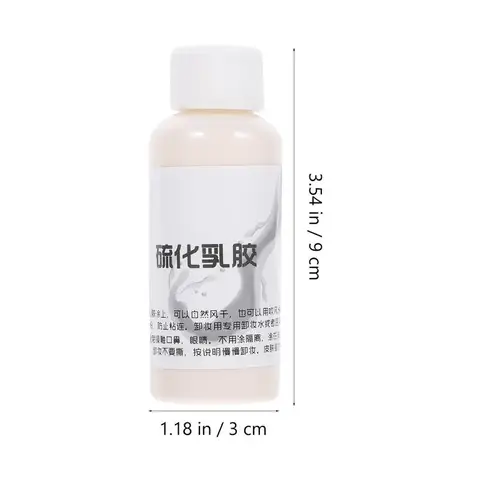 Imagen 2 del producto 1 botella de pintura facial corporal, látex líquido, maquillaje de Halloween, cicatriz de látex líquida, maquillaje facial para heridas, efectos especiales, látex vulcanizado