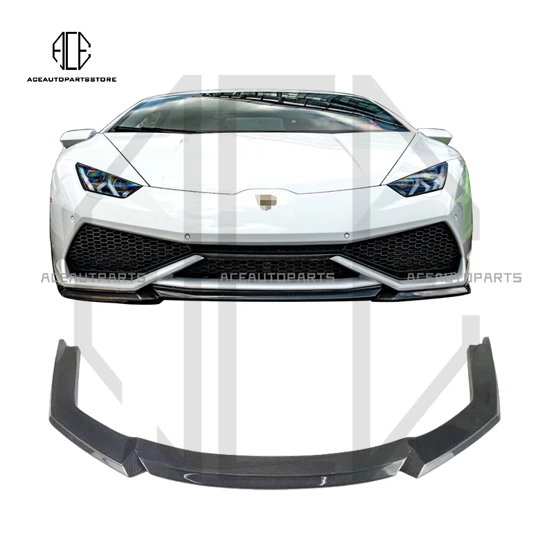 

Carbon Fiber Front Lip bumper for Lamborghini Huracan LP580 LP610 upgrade to V style bodykit