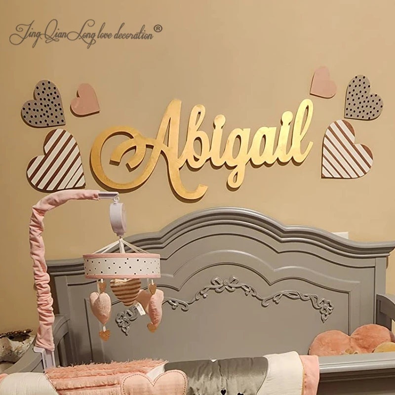Custom Wood Name Sign for Nursery or Kids Room, Instant Font Preview, Multiple Styles Available Unpainted,  Personalized Baby Gi