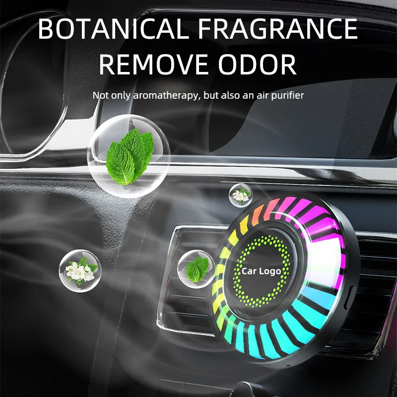 

Car Fragrance Aromatherapy Light LED RGB APP Control Intelligent Ambient Music Rhythm Lamp For BMW Honda Toyota Audi Benz VW