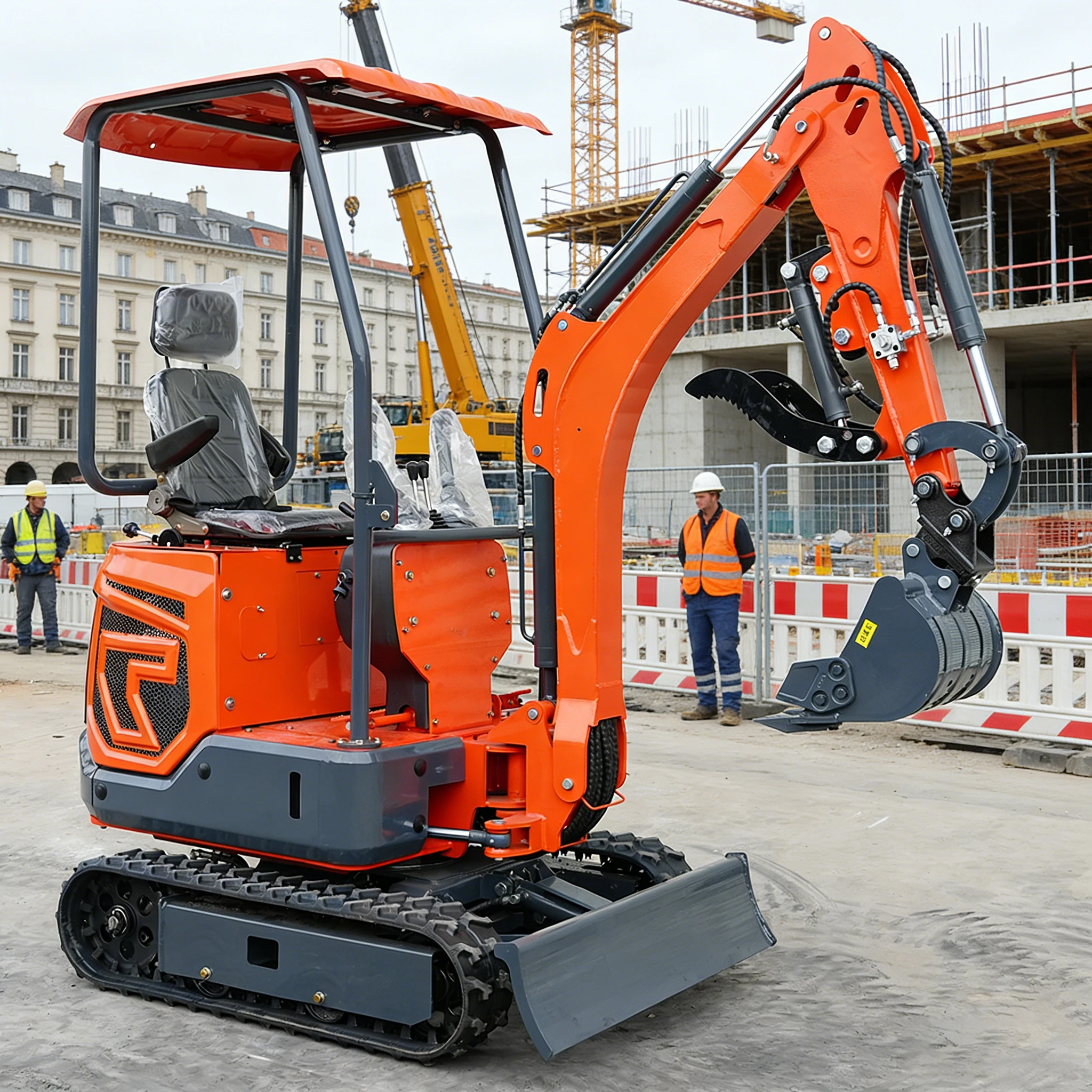 

Free Shipping Mini Excavator Euro 5 CE EPA Hydraulic Diesel Small Excavator Farm Multifunctional Crawler Mini Digger Customized