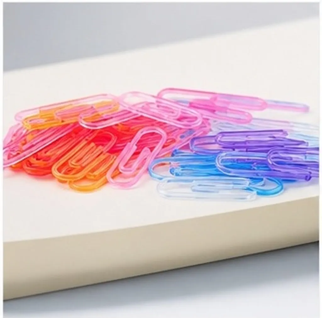 120Pcs Creative Paper Clips Wear-Resistant File Clips Portable Office Supplies Decorative Paperclips for Books