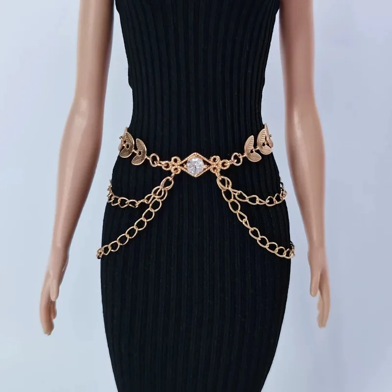 30cm Supermodel Doll Jewellery Accessories Luxury Earrings/Fashion Exquisite Waist Chain Doll Daily Party Wearing DIY Dress Up