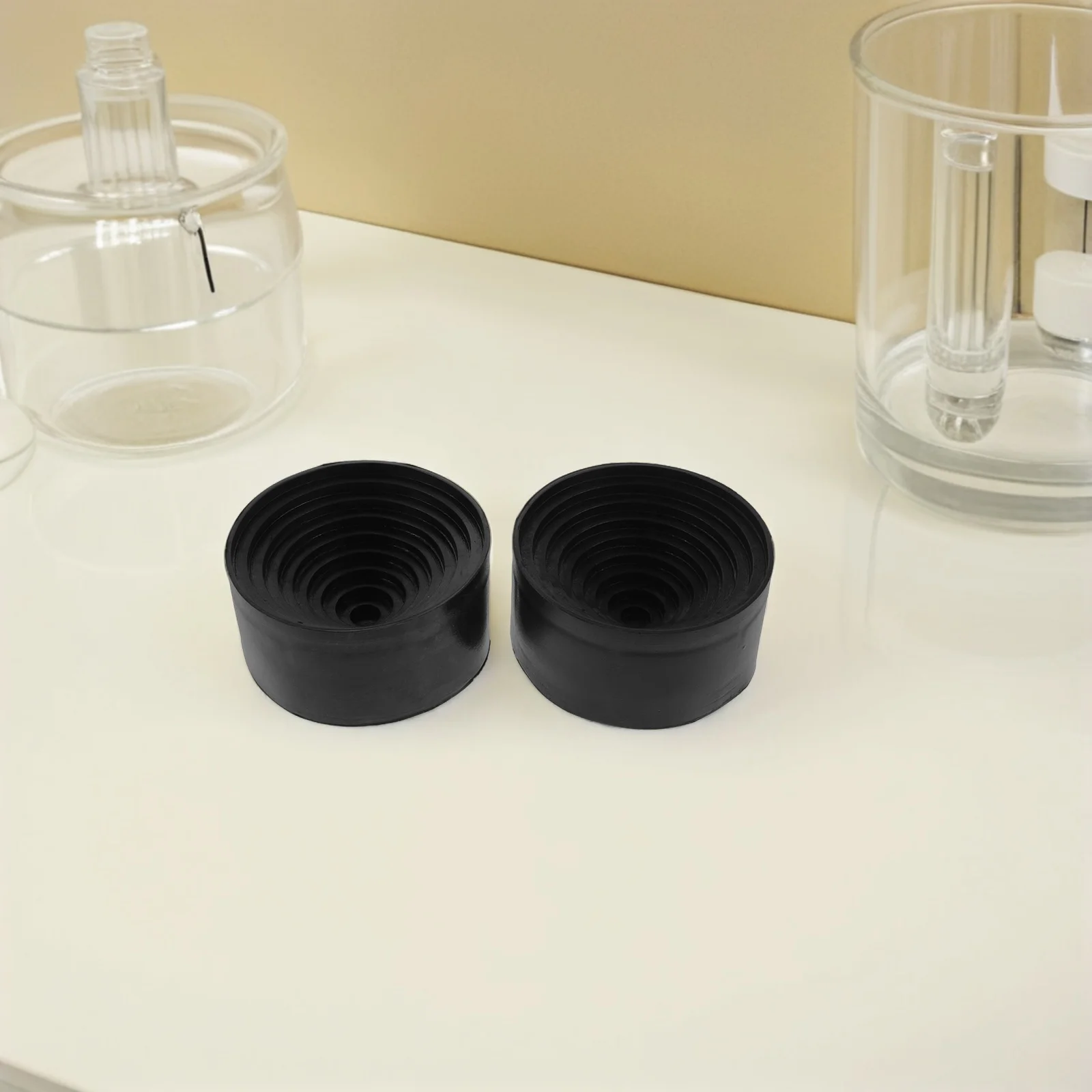 

2 Pcs Flask Holder Lab Clamp Stand Base Burner Rubber Support Chemistry Equipment Experiment Rack