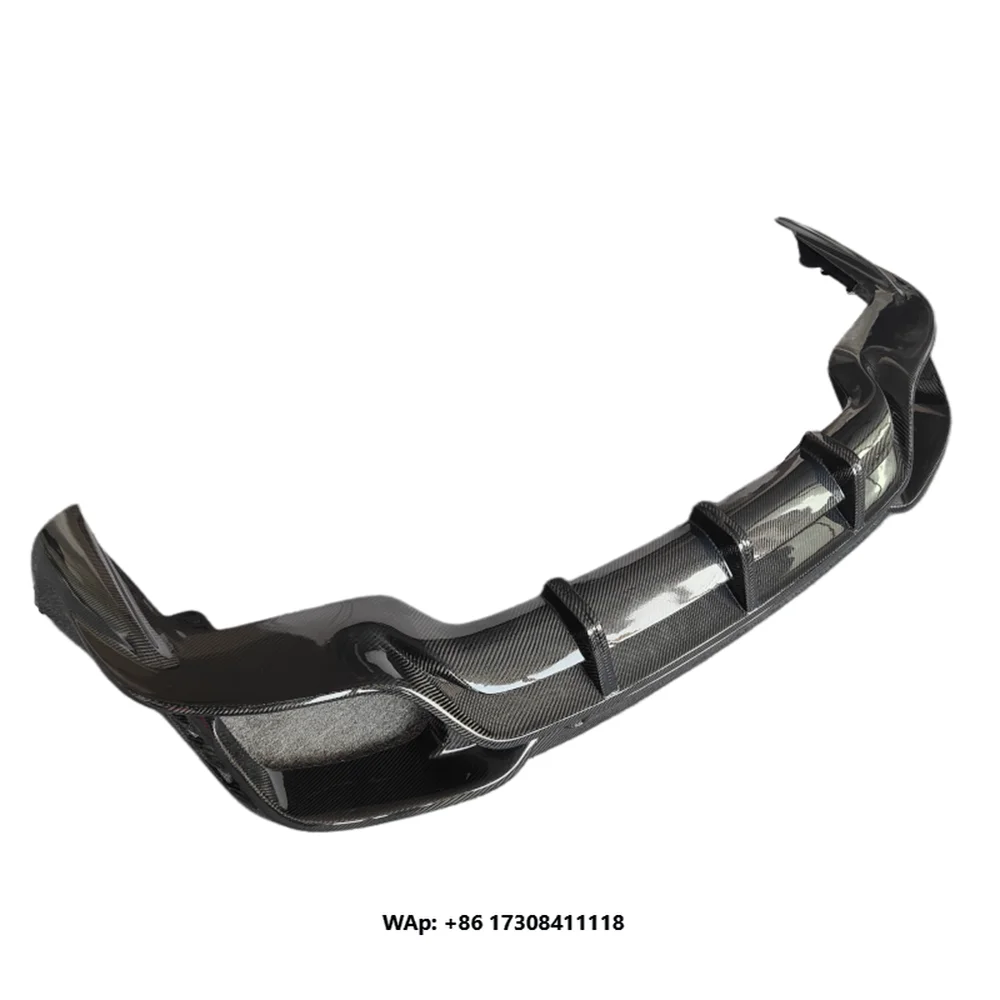 Real Carbon Fiber Rear Diffuser Body Kit for  Panamera 971 Upgraded CM Style Rear Bumper Splitter Body Kit