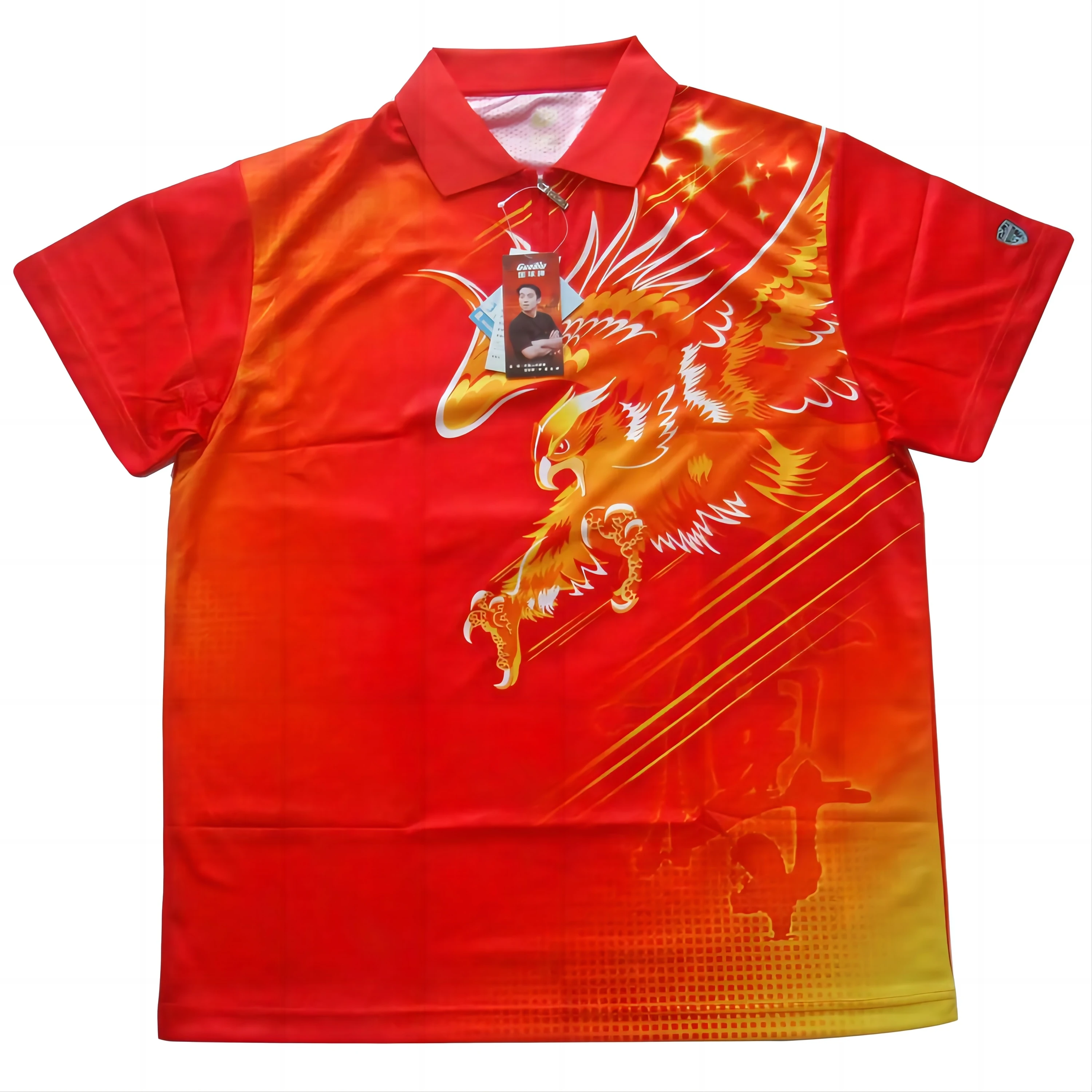 

GuoQiu Table Tennis t-shirt Absorb Sweat Comfort Top Quality Ping Pong Sportswear G-10183