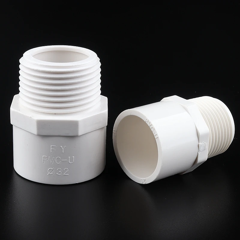 5pcs White 1/2''-2